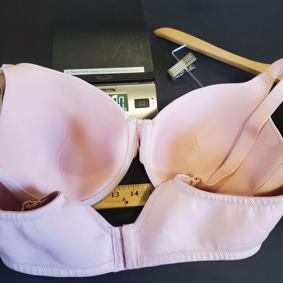 Vanity Fair Bra 40C Pink Adjustable Straps Back Hook Wired - Picture 8 of 9